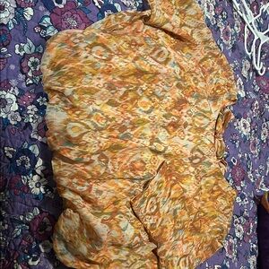 Liverpool Orange Patterned Blouse